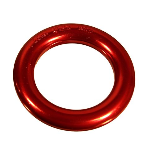 ISC Large Aluminium Ring - Anodised Red