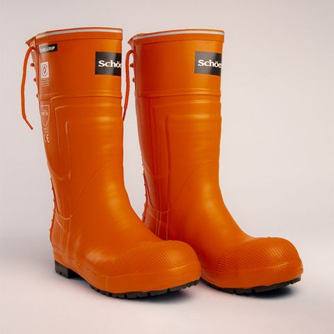 Orange gumboots hotsell