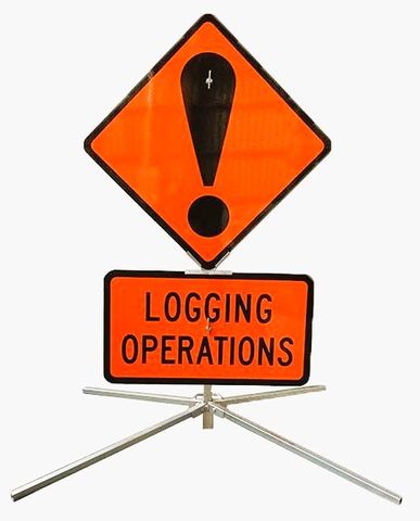 Logging Operations Sign Complete