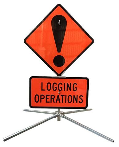 Logging Operations Sign Complete