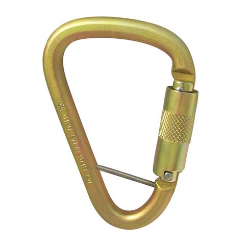 ISC Supersafe Klettersteig Steel offset D w/pin - Keylock