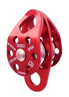 ISC Small Double Eiger Aluminium Pulley
