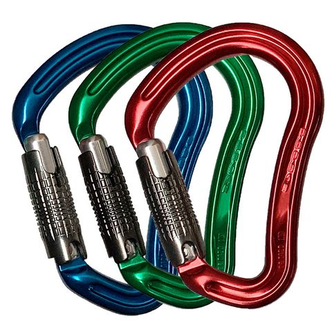 DMM 30kN Boa HMS Locksafe 3 Pack (Blue/Green/Red)