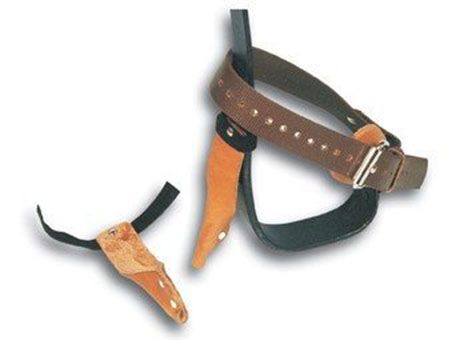 Buckingham Tree Gaff Guard - leather with velcro