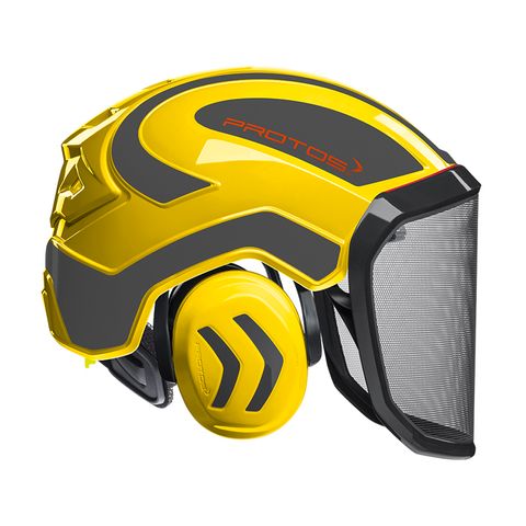 PROTOS® Integral Forestry Helmet - Yellow/Black