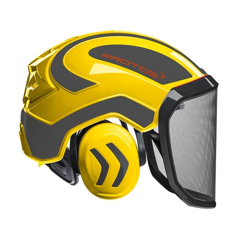 PROTOS® Integral Forestry Helmet - Yellow/Grey