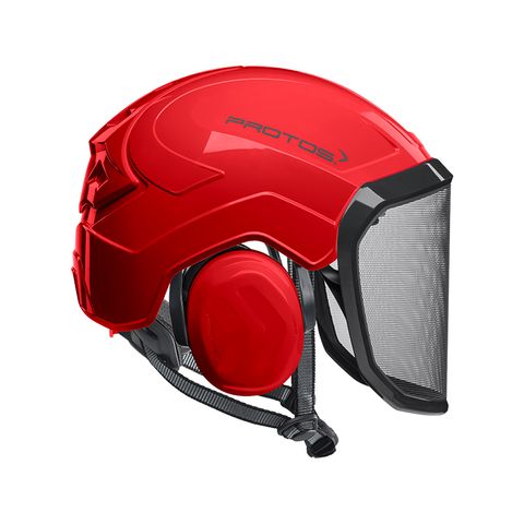 PROTOS&reg; Integral Arborist Helmet - Red