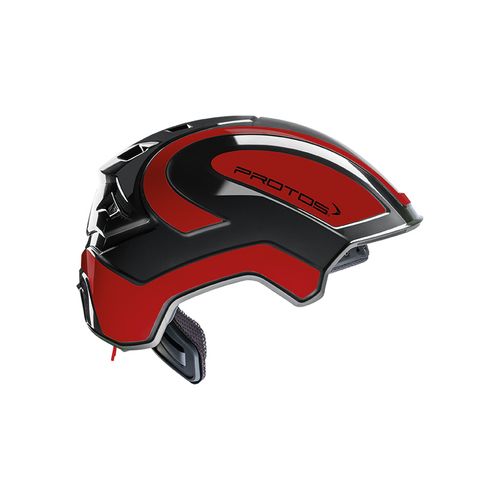 PROTOS® Integral Industry Helmet - Black/Red
