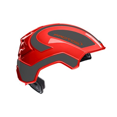 PROTOS® Integral Industry Helmet - Red/Grey