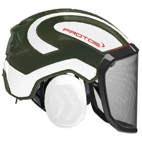 PROTOS&reg; Integral Forestry Helmet - Olive/White