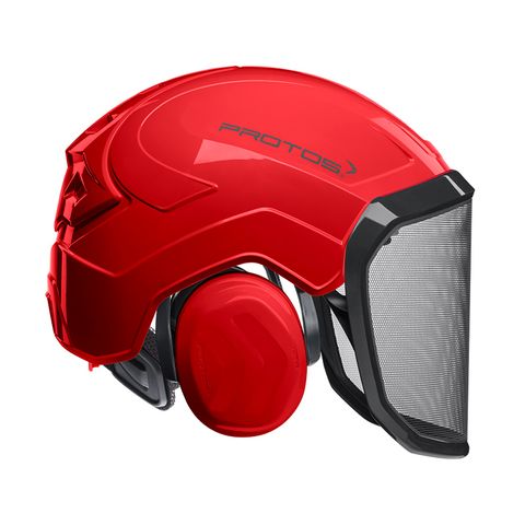 PROTOS® Integral Forestry Helmet - Red