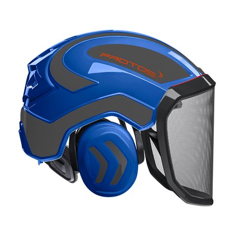 PROTOS® Integral Forestry Helmet - Blue/Black