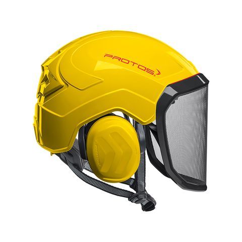 PROTOS® Integral Arborist Helmet - Yellow