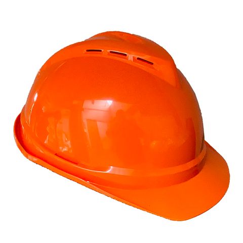 MSA Vented Helmet Orange