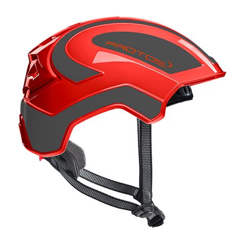 PROTOS® Integral Climber Helmet - Red/Grey