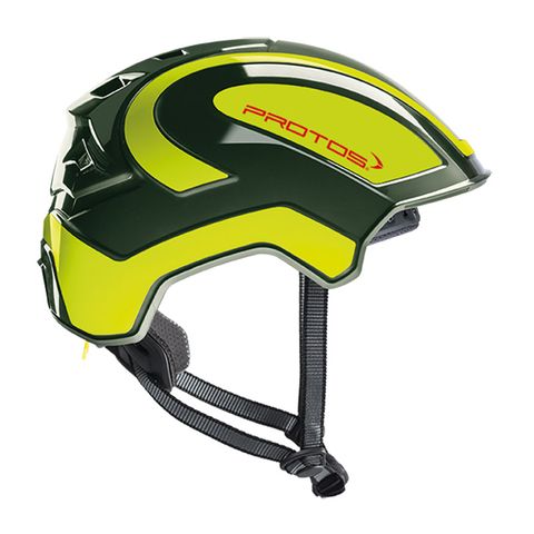 PROTOS® Integral Climber Helmet - Olive/Yellow