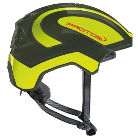 PROTOS&reg; Integral Climber Helmet - Olive/Neon Yellow