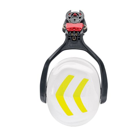 Protos Ear Protectors - White/Yellow (single)