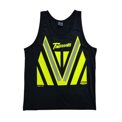 HI-VIS Cotton Singlet - Day/Night