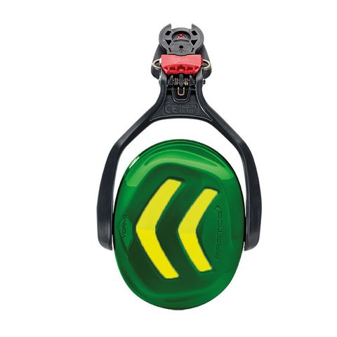 Protos Ear Protectors - Green/Yellow (single)