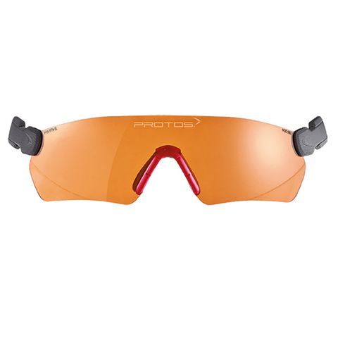 Protos Integral Safety Glasses - Orange