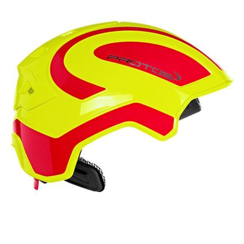 PROTOS® Integral Industry Helmet - Neon Yellow/Red