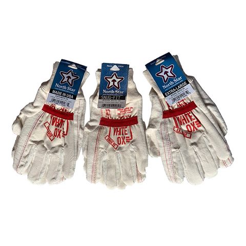 White ox hot sale gloves