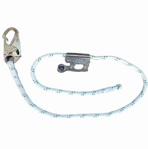 1.5m 12mm Polydyne Rope Lanyard with snap/adjuster