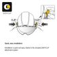 Petzl VIZIR Clear Eye Shield