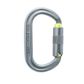 ISC Aluminium Oval Supersafe Carabiner - 3 Pack (Lemon/Titanium Grey)