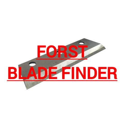 Chipper Knife Finder - Forst