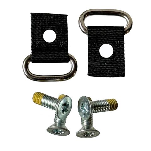 Distel Ring with Webbing for Classic Straps (Pair, with Screws)