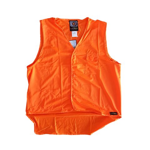 Day Vest Domed Orange