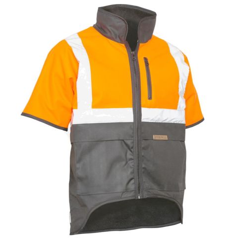 Oilskin Hi Vis Orange Short Sleeve