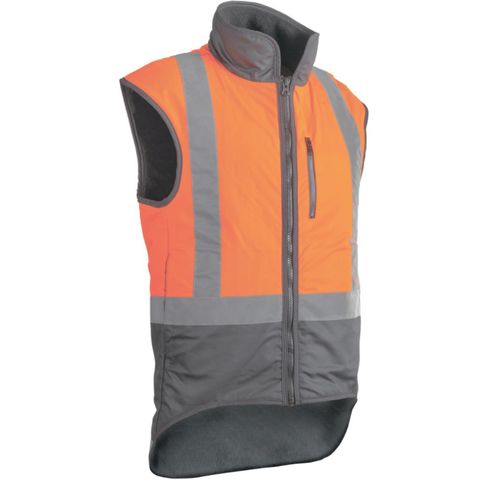 Oilskin Orange Vest