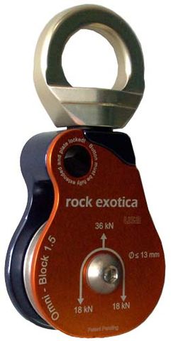 Rock Exotica Omni Block 1.5 Single - Swivel Pulley