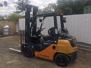 Toyota 32-8FG25 SN 12373, 4000mm 2 Stage Upright, Side Shift, LPG Forlift