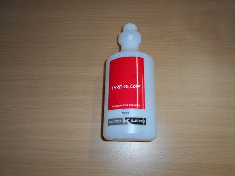 Tyre Gloss Spray Bottle 750ml