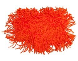 CAR WASH MOP FRINGE - ORANGE SYNTHETIC