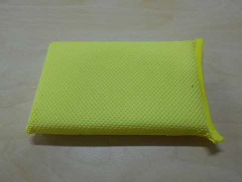 YELLOW NETTED WHEEL CLEANING SPONGE - SOLD INDIVIDUALLY