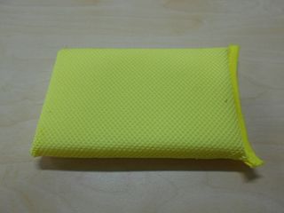 YELLOW NETTED WHEEL CLEANING SPONGE - SOLD INDIVIDUALLY