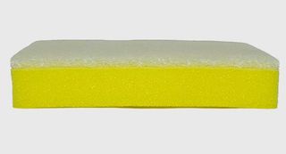 SCOURER/SPONGE WHITE/YELLOW- SOLD INDIVIDUALLY