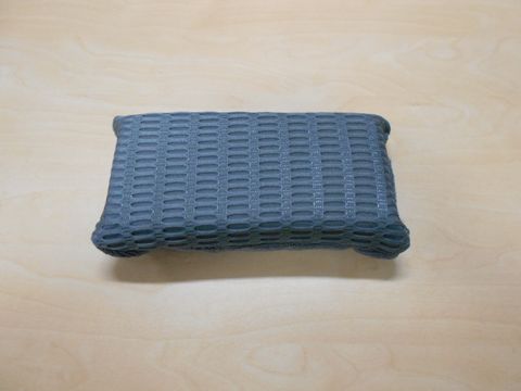 BLACK DOGBONE MICROFIBRE WITH MESH ON ONE SIDE