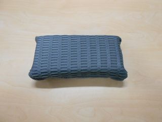 BLACK DOGBONE MICROFIBRE WITH MESH ON ONE SIDE