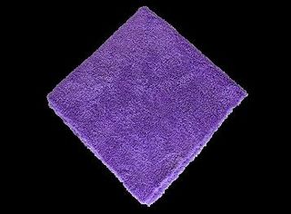 PURPLE EDGELESS SUPER PLUSH 40 X 40CM. 5/PACK