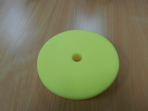 YELLOW MEDIUM PAD , THICK DA BUFF PAD, BIG FOOT STYLE