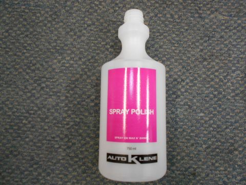 Spray Polish Spray Bottle 750ml