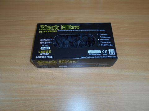 BLACK NITRO NITRILE LARGE 100