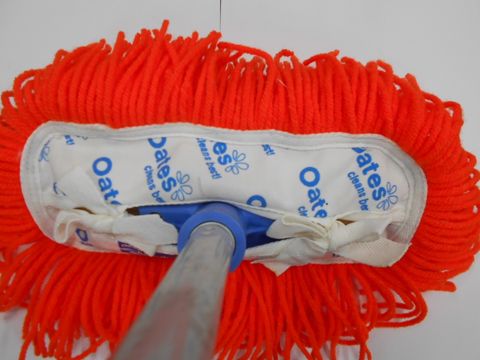 CAR WASH MOP COMPLETE - HANDLE & MOP.- ORANGE