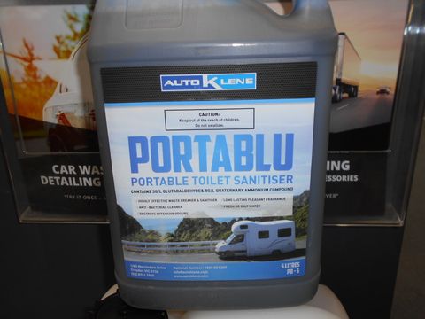 PORTABLU BLUE PORTABLE  TOILET TREATMENT DEODORISER 5L